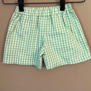 THE BEAUFORT BONNET COMPANY GRAFTON GREEN GINGHAM SHELTON SHORTS